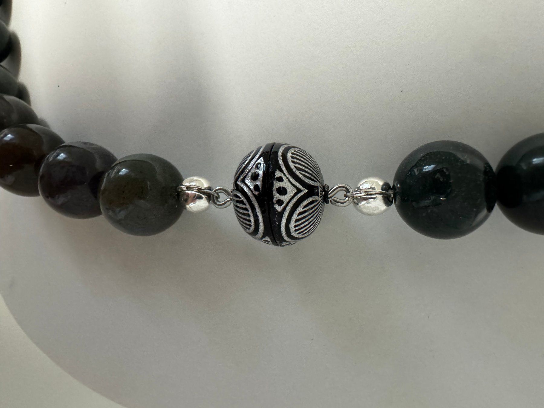 Ketten: Halskette Pyrit, Prehnit, Achat – Neu (gemäss Beschreibung) aus Biberist von tl-schmuck 3