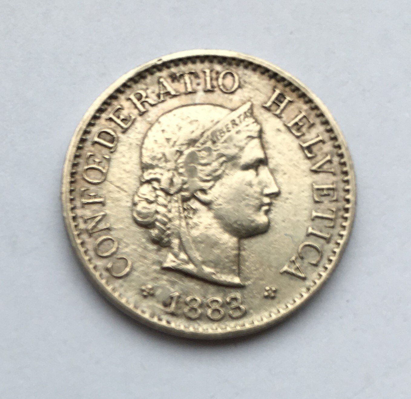 Tutti le monete: 1883 5 Rappen ss-vz – Usato da Kirchberg SG venduto da Zenhad69
