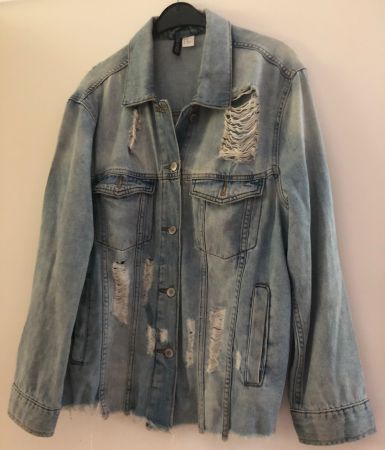 Damen Jeans Jacke, Gr. 40
