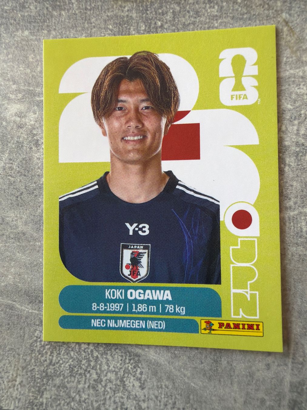 Panini Cartes à collectionner: Panini  Koki Ogawa JPN19 – D'occasion à Pfeffingen par Fantasy1971