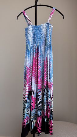 Mädchen Sommer Kleid „Kays“ Blumenmuster Gr. 158