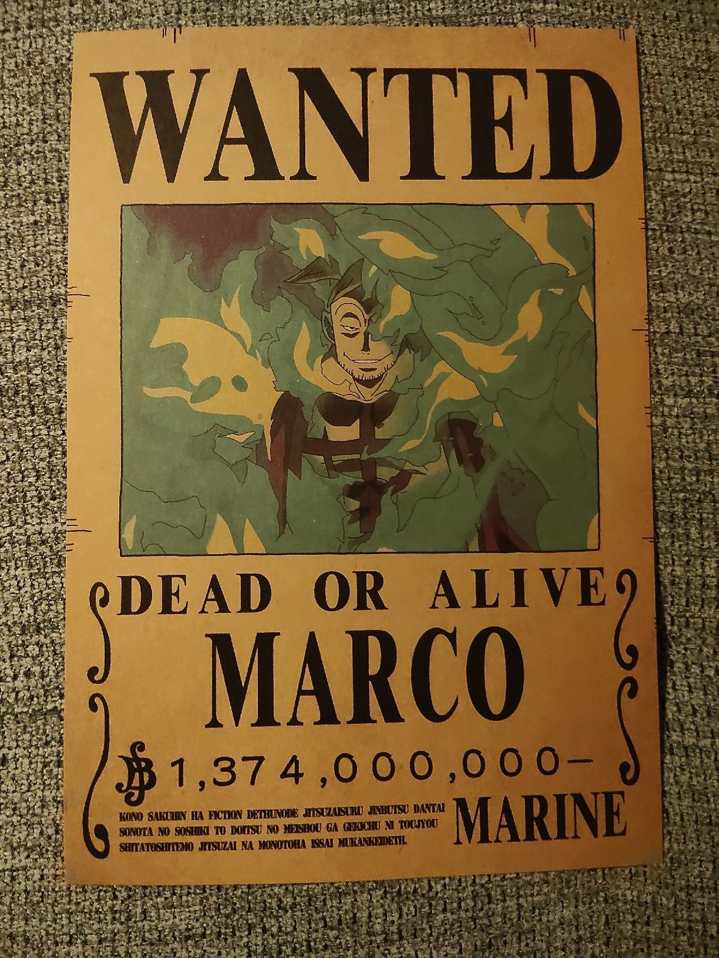 Foto & Immagini: Affiche One Piece Wanted Marco Phoenix  – Nuovo (secondo la descrizione) da Ecublens VD venduto da hel_t5v7