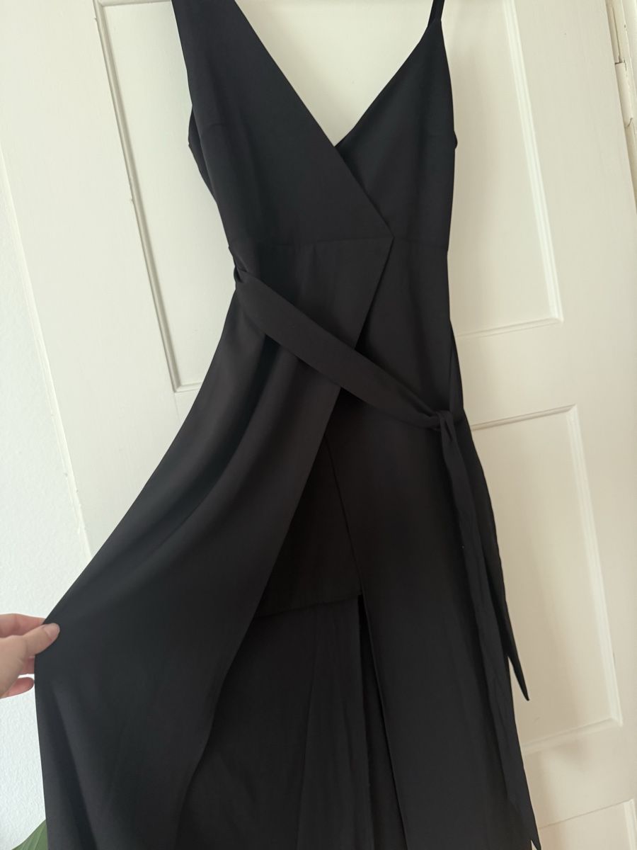 Vestiti: Elegant Black Wrap Dress - Size M – Nuovo (secondo la descrizione) da Zürich venduto da aar_9mtz 3