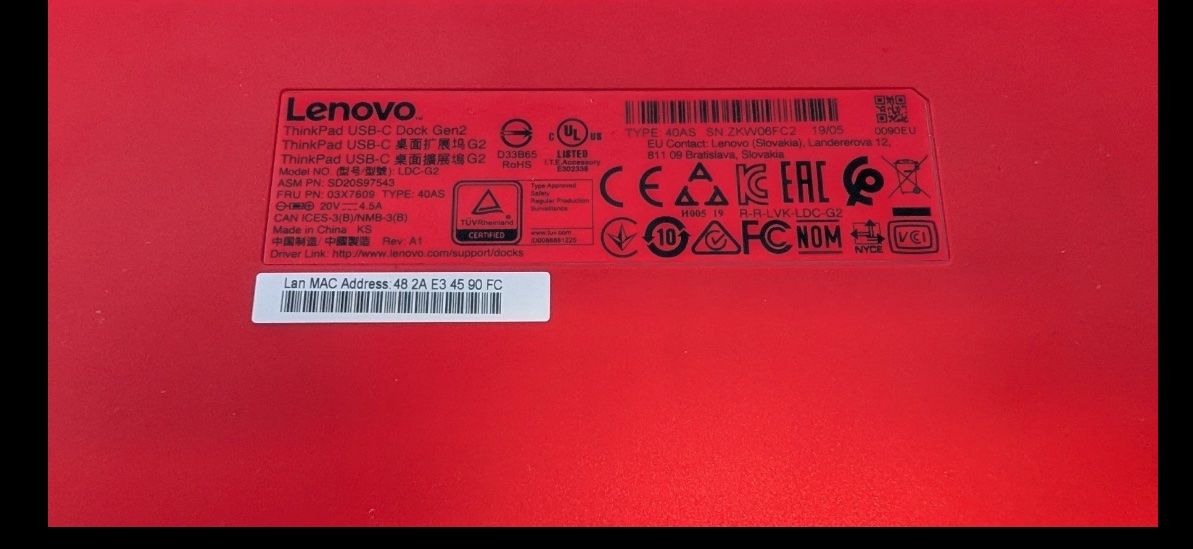 Lenovo Docking station: Lenovo ThinkPad USB-C Dock Gen 2 – Usato da Bern venduto da eli_qb68 3