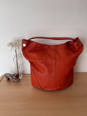 COCCINELLI Tasche Leder Orange / NP 350CHF