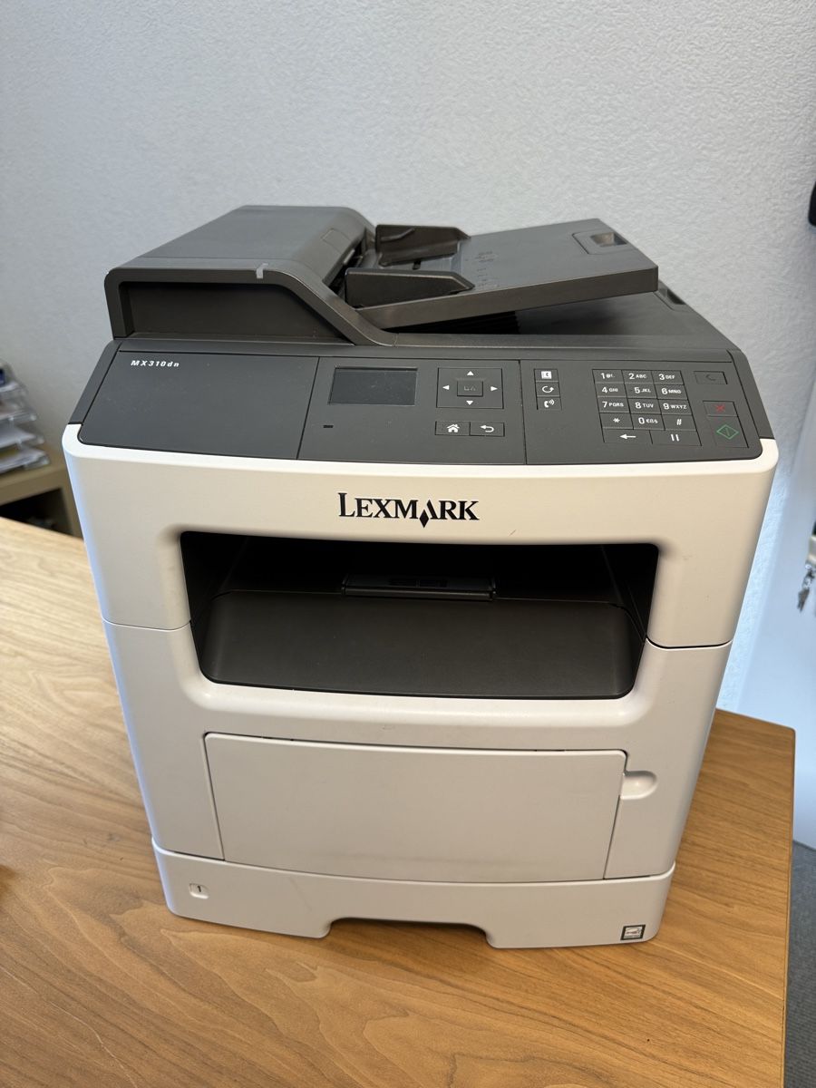 Lexmark Drucker: Drucker/Scanner Lexmark MX310DN - Laser S/W A4 USB LAN  – Gebraucht aus Affoltern am Albis von  1