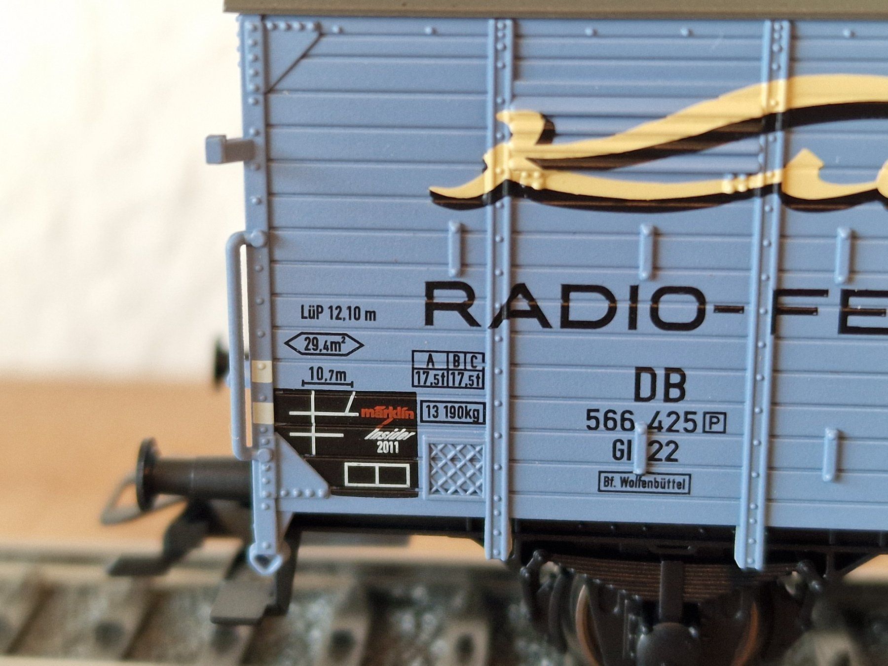 Märklin Modellini di ferrovie: DB Güterwagen Kuba H0 – Usato da Matten b. Interlaken venduto da lor_hr9w 3