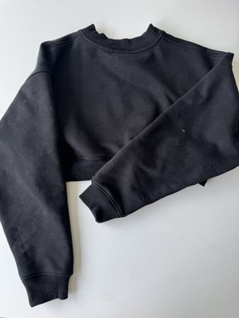 Black Cropped Sweater