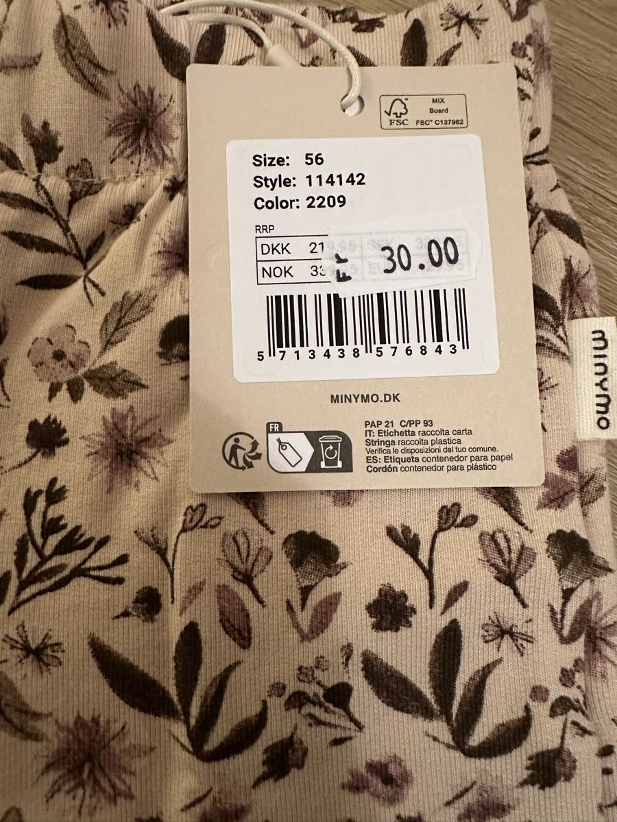 Minymo Pantaloni: Neu Minymo Bambus Hose Grösse 56 – Nuovo e nell'imballaggio originale da Winterthur venduto da Joyzora94 1