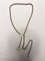 Schöne Chanel Gürtel / Kette Doppel C Logo Rarität für Damen