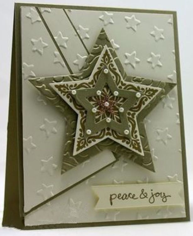 Sterne Stanzschablonen Set – Für Scrapbooking, Karten & DIY Weihnachtsdeko