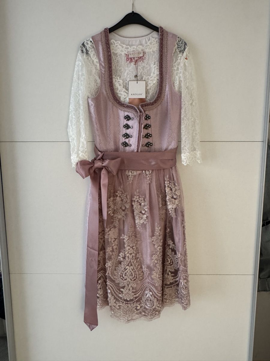 Krüger Robes: Krüger Dirndl Gr. 36 Rosa inkl Dirndbluse – Neuf avec emballage d'origine à Hausen AG par NiVaMa