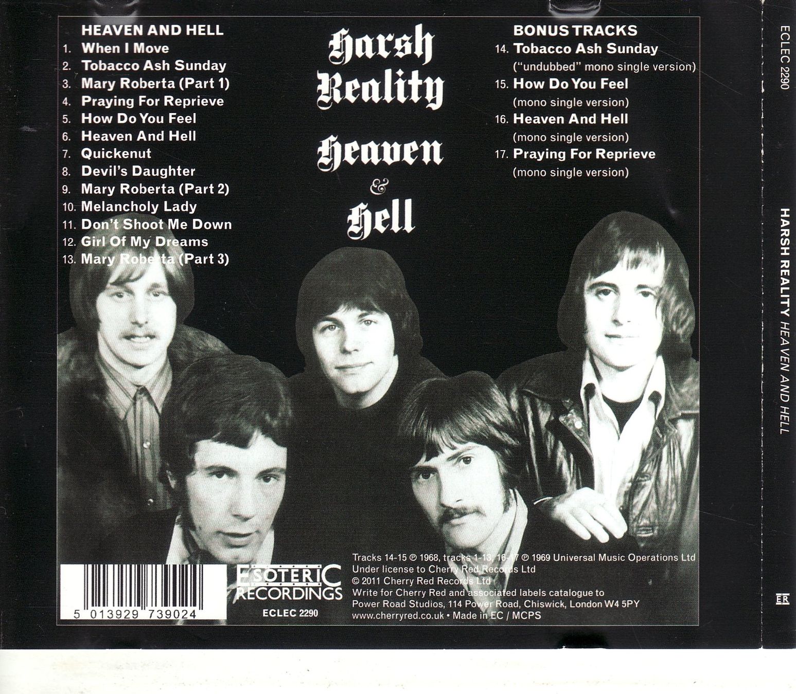 CD: Harsh Reality  Heaven And Hell – Nuovo (secondo la descrizione) da Boussens venduto da catfood01 1