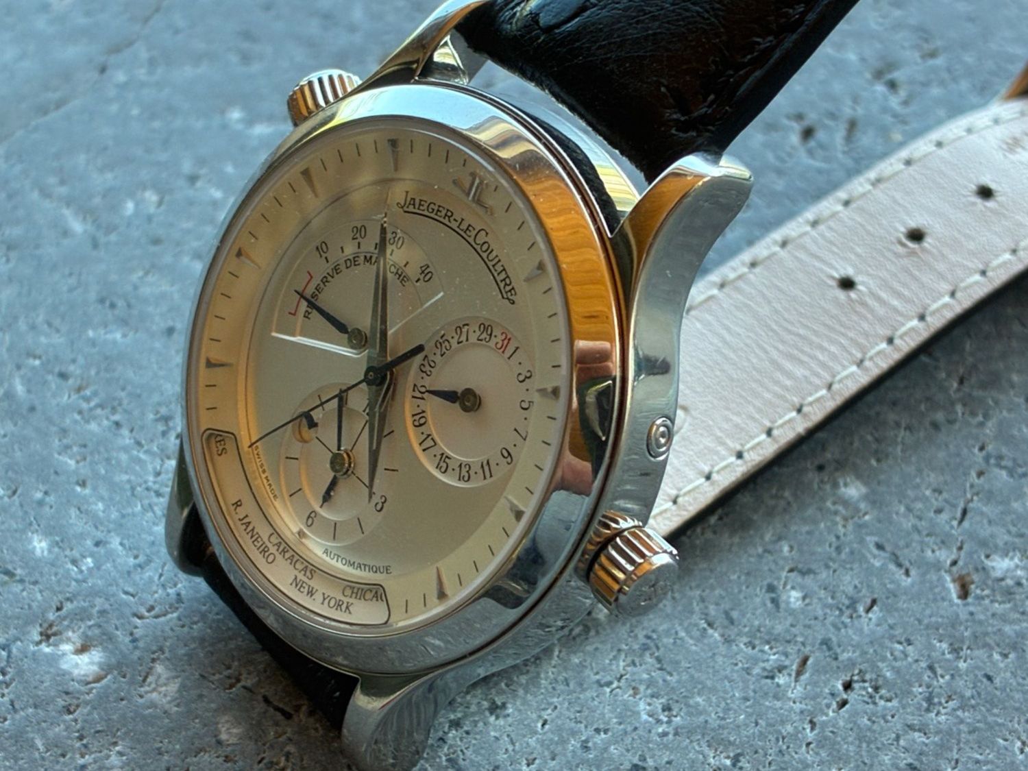 Jaeger-Lecoultre Montres: JLC MASTER  GEOGRAPHIC – D'occasion à Beinwil am See par watchfever 1