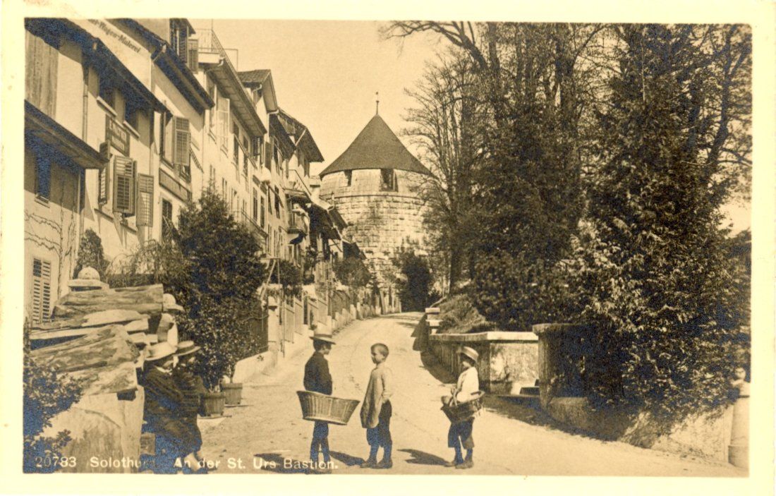 Cartes postales: Solothurn   SO    an der St. Urs Bastion – D'occasion à Brig par Valcards54