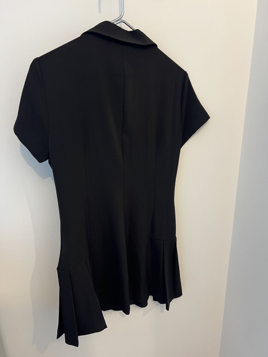 Zara Vestiti: Robe noire ZARA taille L, style tennis - plissée – Usato da Montreux venduto da ZeAe 2