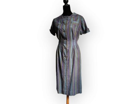 Kleid Vintage 60ies Grösse S Etuikleid Blusenkleid