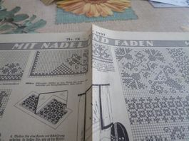 Mit Nadel und Faden Nr 9 1937 Sticken Handarbeit Stricken