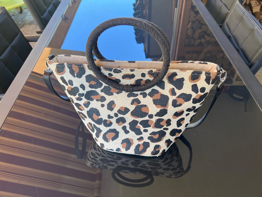 Design Works Kreuzstich-Set Handtasche Mit Leopardenmuster – Bastelset Zum Selbstgestalten