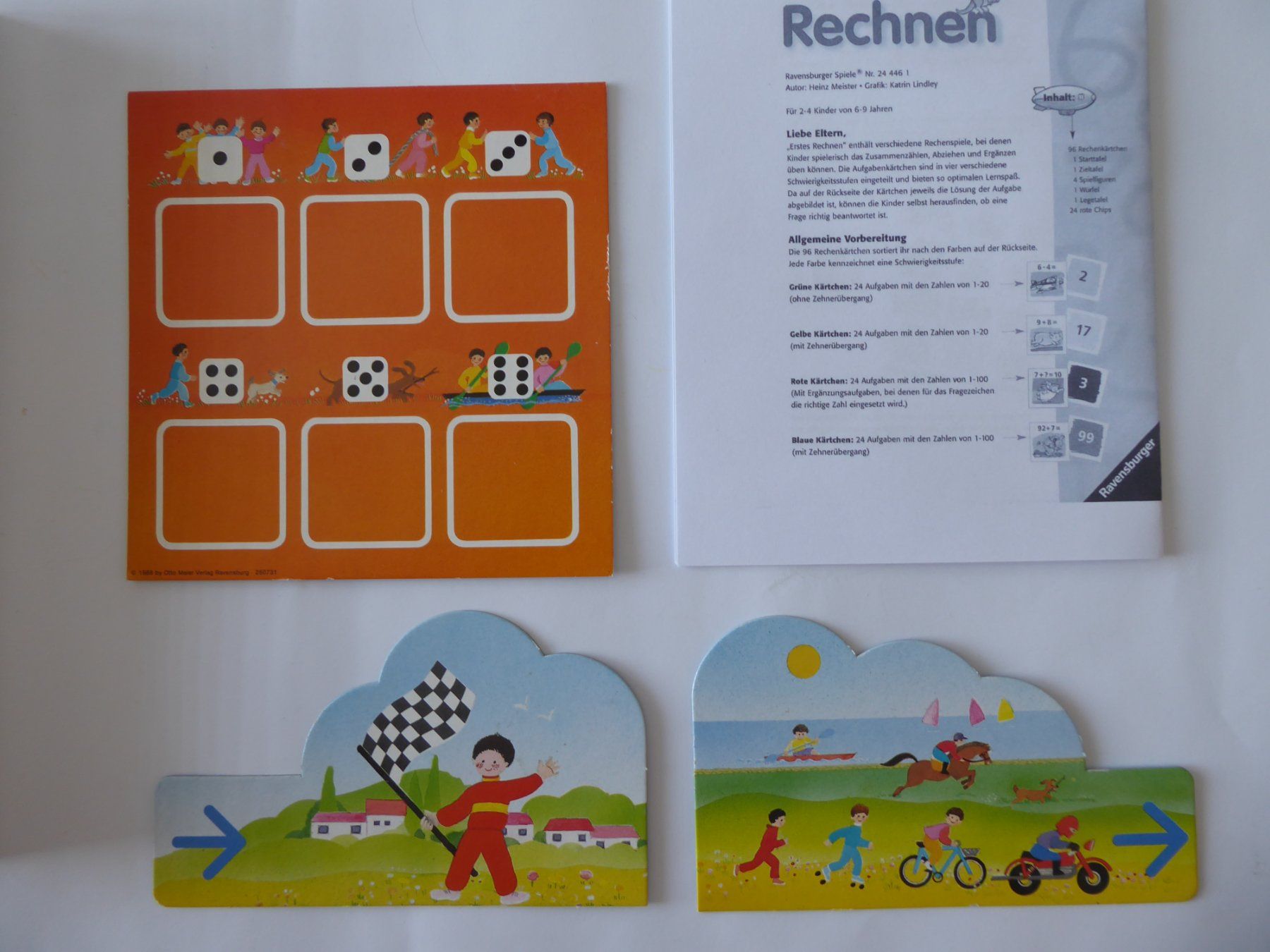 Ravensburger Giochi: Erstes Rechnen, Ravensburger 1990, 2 Spielvarianten – Usato da Turbenthal venduto da Panau 4