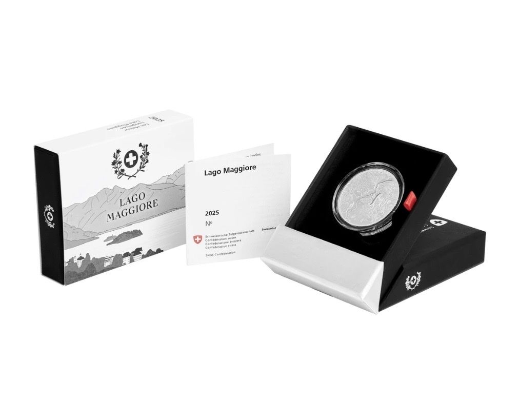 Toutes les monnaies: Lago Maggiore, polierte Platte – Neuf avec emballage d'origine à Wolhusen par Sss06