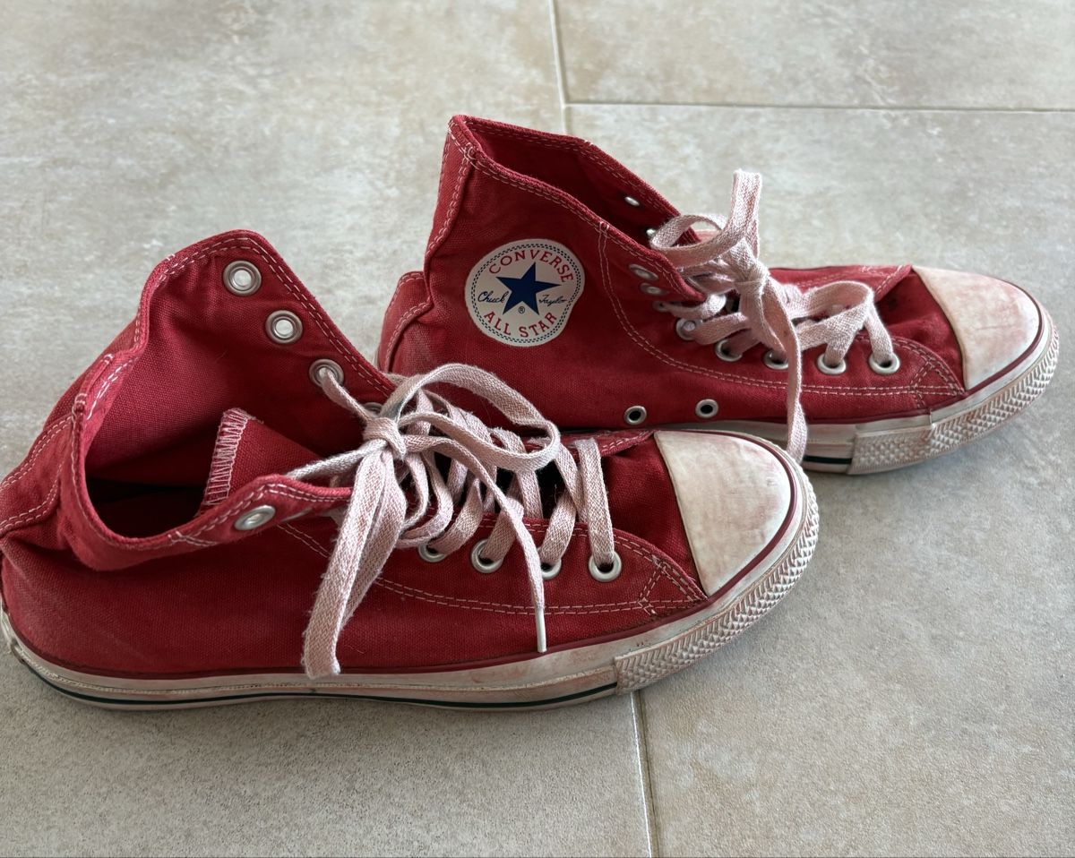 Converse Scarpe da uomo: Red Converse All-Star Hi-Tops Gr. 40 – Usato da Baden venduto da est_92cz 1