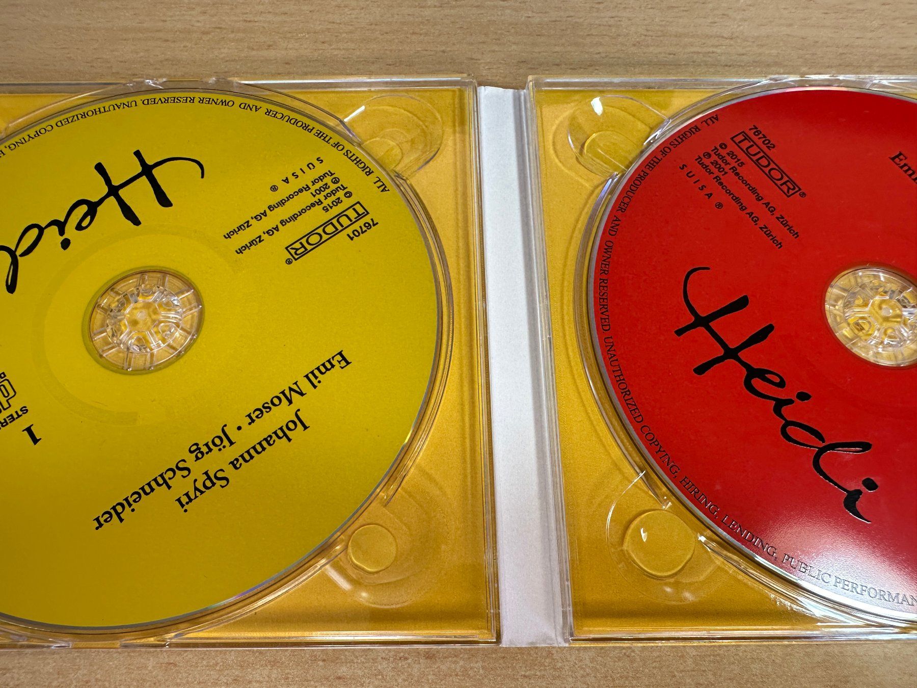 CD: K0 Johanna Spyri - Heidi - 2 CD – Usato da Rikon im Tösstal venduto da Alpenmutz 2