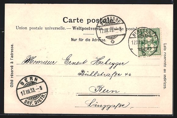 Cartoline postali: Utzenstorf /Bern, Brücke, Uferpartie, S – Usato da Berlin venduto da bartko-reher 1