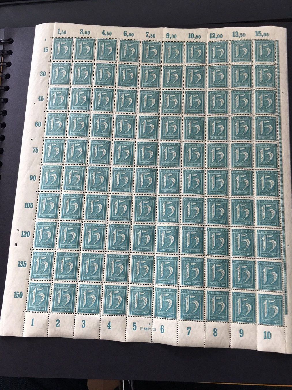 Alle Briefmarken: Timbres du Reich, 100 timbres 15 Mark – Neu (gemäss Beschreibung) aus Matran von Bridge-Mania 3