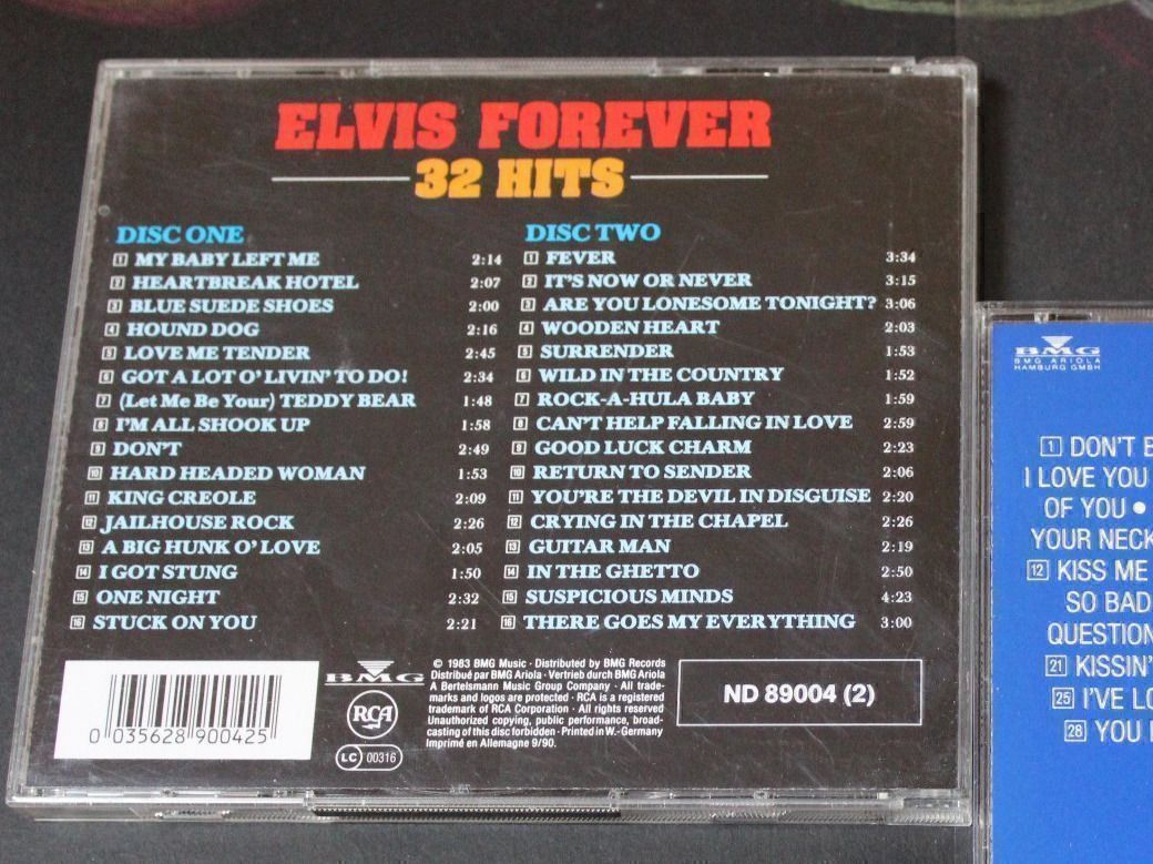 CD: Elvis Presley - Elvis Forever 1 & 2 3CD vergriffen – Usato da Tübach venduto da JamesStone 7