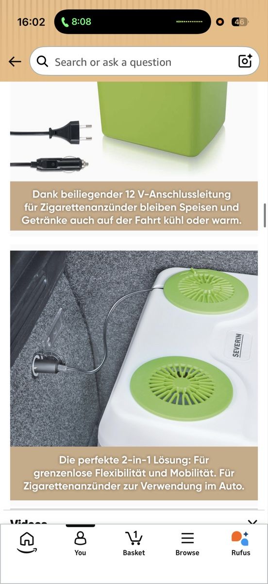 Kühlschränke & Kühlen: Elektrische Kühlbox – Gebraucht aus Dornach von tzlisa 1