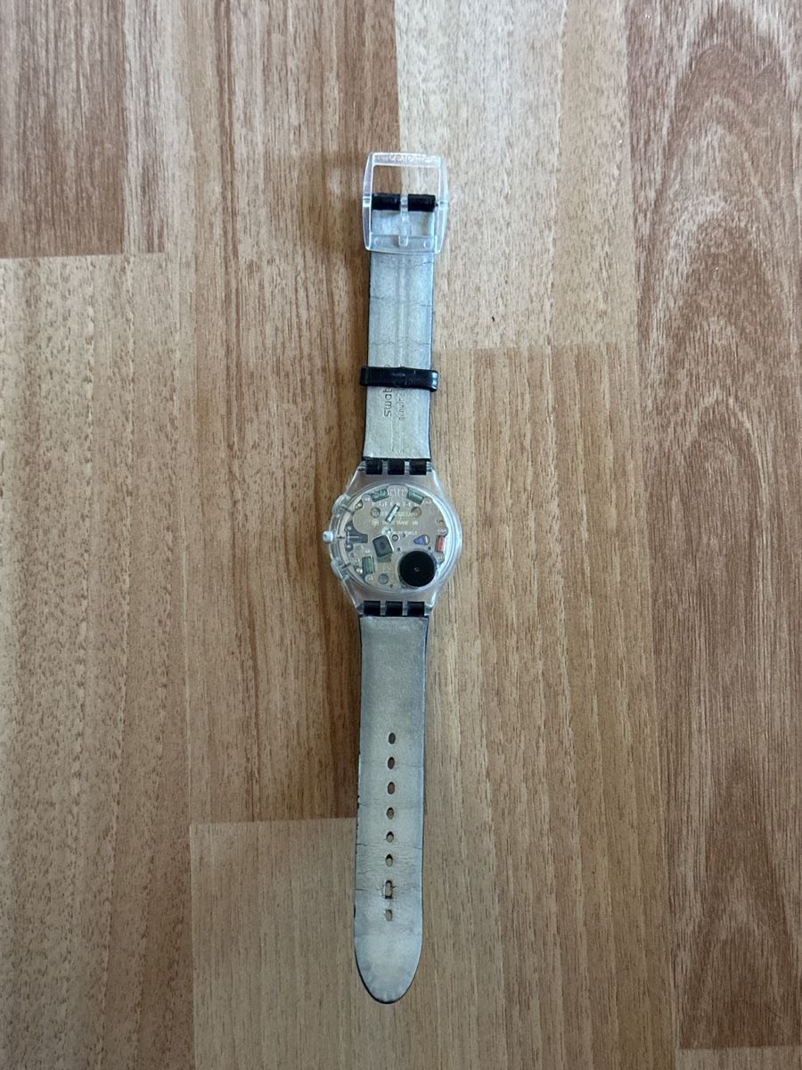 Swatch Orologi: Swatch Chrono Uhr mit Lederarmband 2000 – Usato da Heiden venduto da fam_797q 2