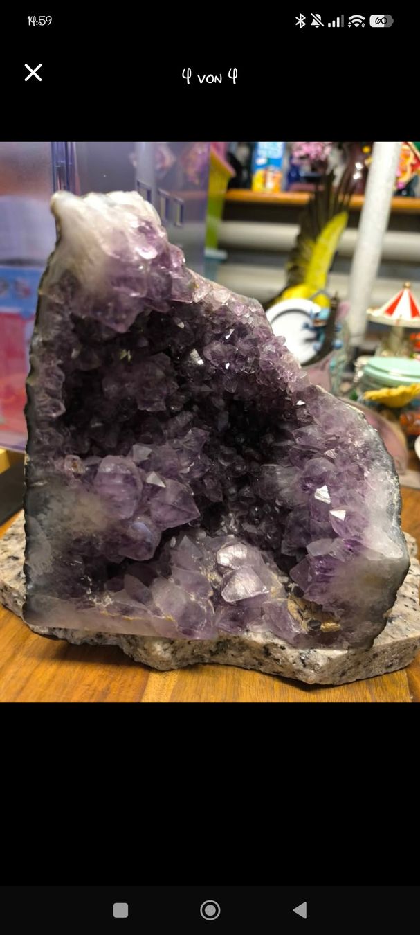 Pietre preziose: Amethyst Druse auf Marmorstein – Usato da Rickenbach Sulz venduto da jadeprinzessin89 3