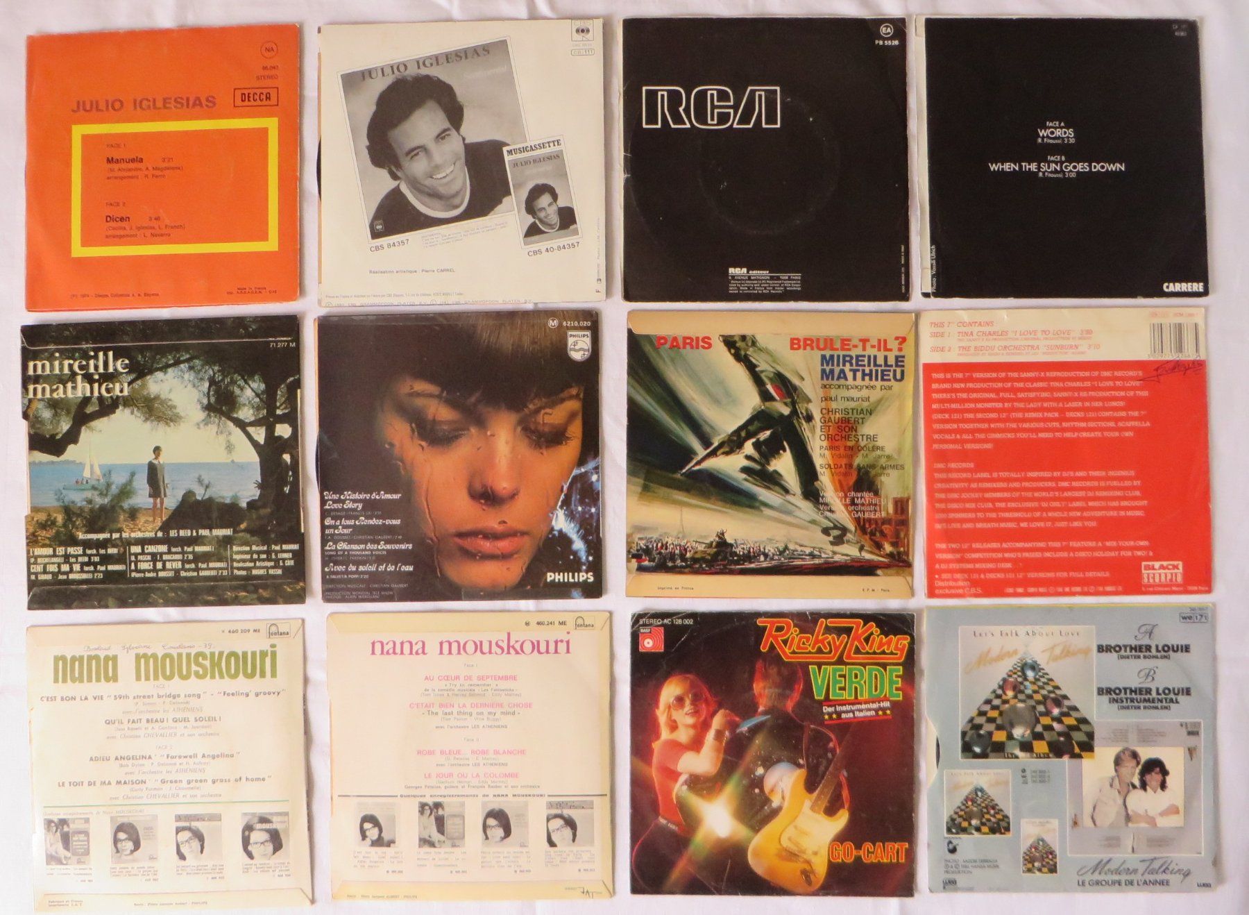 Dischi in vinile: 12 VINYL SINGLES, SCHLAGER POP – Usato da Neuhausen venduto da luckimucki 3