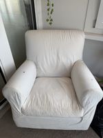IKEA Sessel weiss – Bezug abnehmbar & waschbar