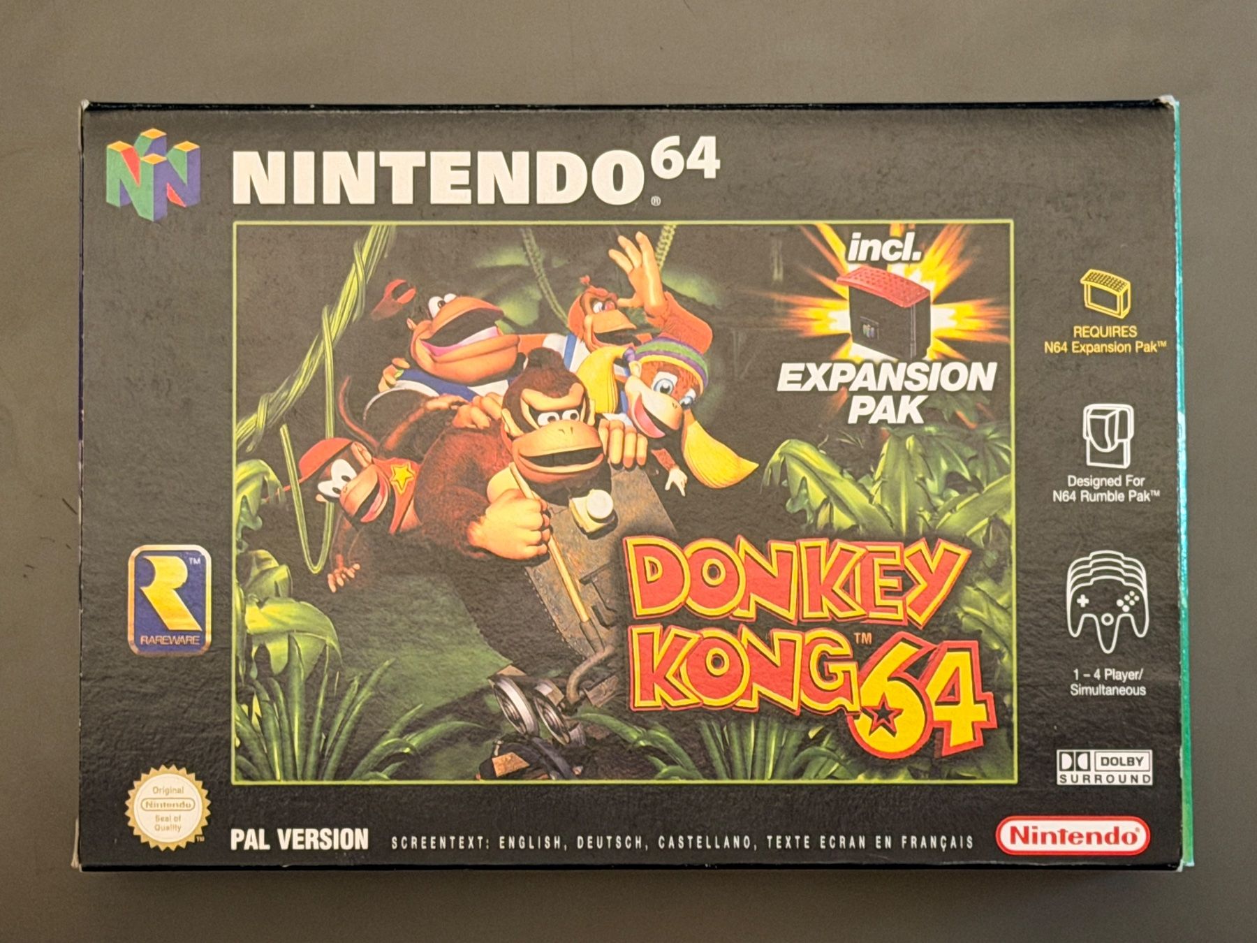 Nintendo Giochi: Donkey Kong 64 - inkl. Originalverpackung – Usato da Zürich venduto da Master202