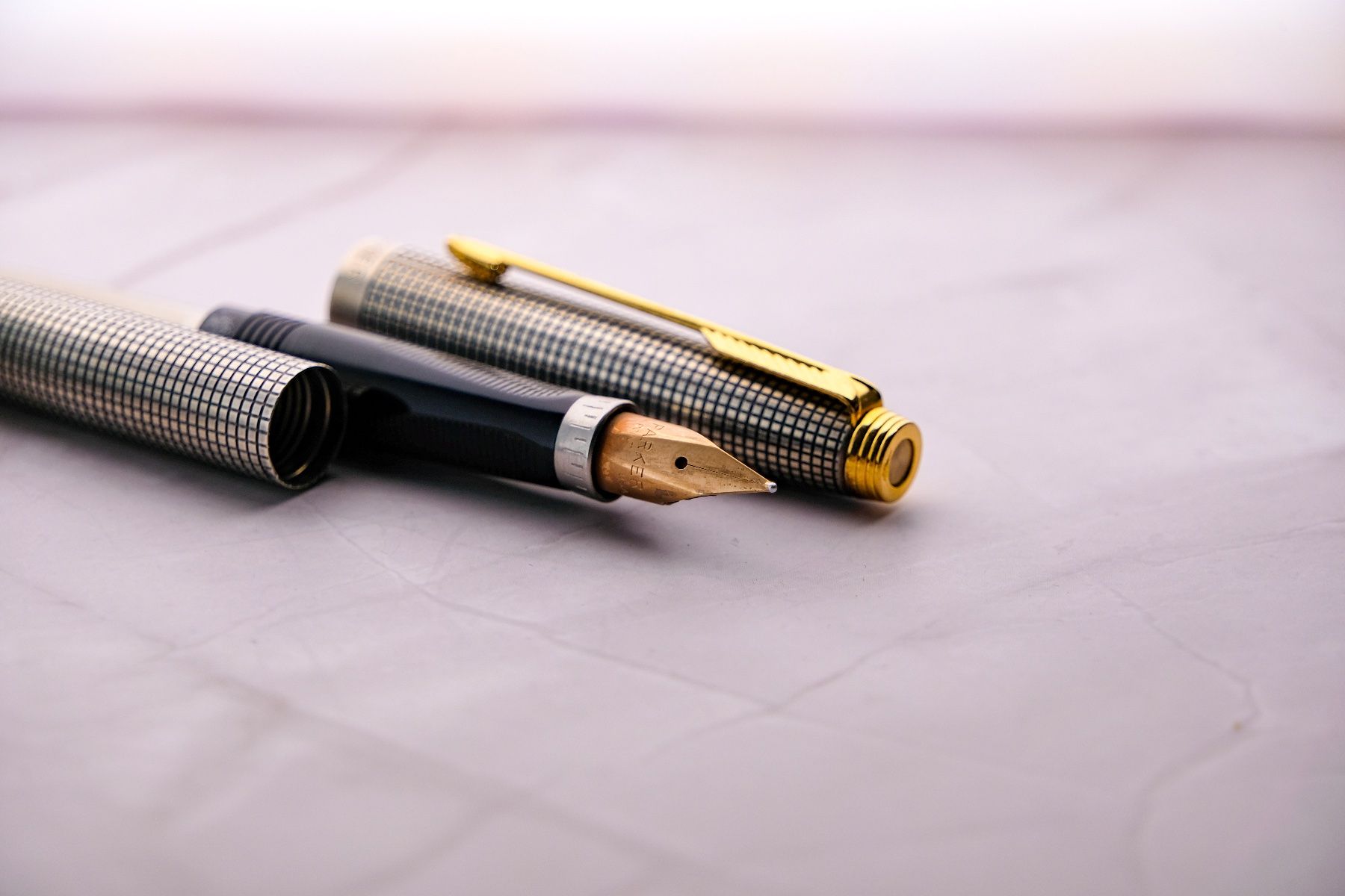 Parker Penna & Evidenziatori: Parker Cisélé 75 Füllfederhalter 14K – Nuovo (secondo la descrizione) da Fribourg venduto da Silver_Wat 2