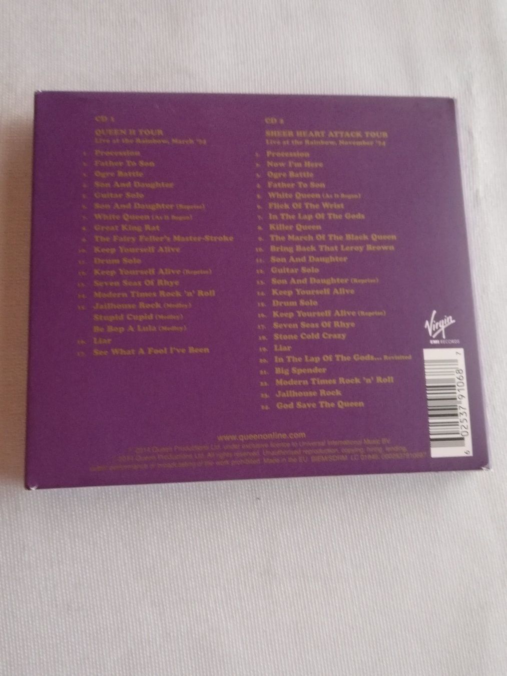 CD: QUEEN - LIVE AT THE RAINBOW '74 – Usato da Bern venduto da Vinylsound.ch 1