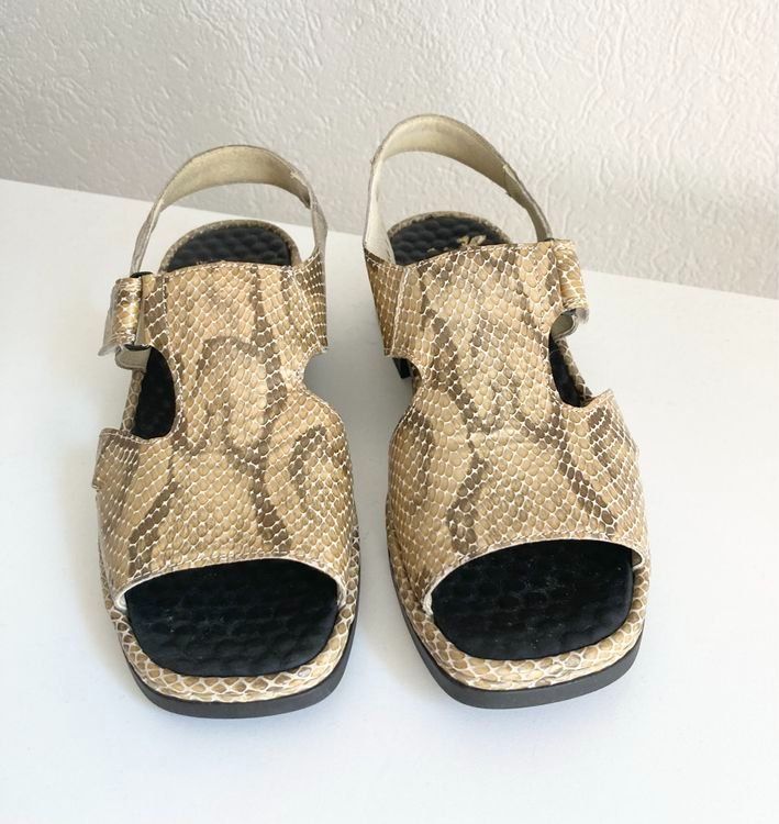 Rieker Damenschuhe: Rieker Sandalen Gr.39 Echtleder Schlangenlook – Gebraucht aus Zäziwil von 33qfmnx9 1