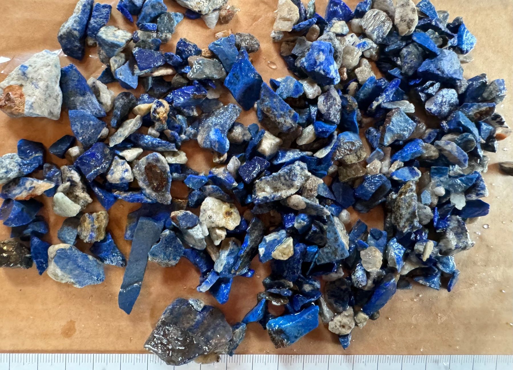Pietre preziose: Lapis     Lapislazuli echte Rohsteine    unbehandelt natur – Nuovo e nell'imballaggio originale da Leuggern venduto da gemshow 3