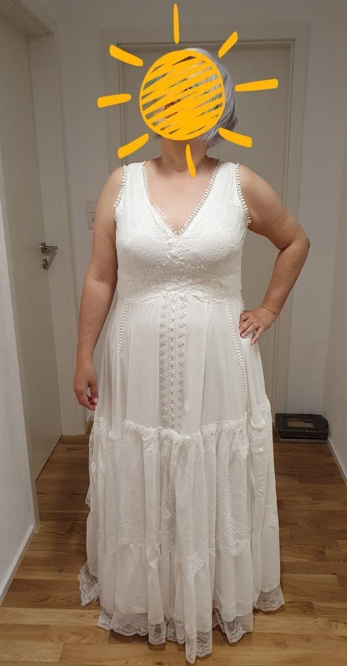 Vestiti: Brautkleid Hochzeitskleid Boho Style – Usato da Mauensee venduto da Rovertomcat 3
