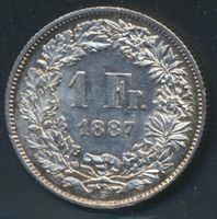 1 Fr. 1887 unz