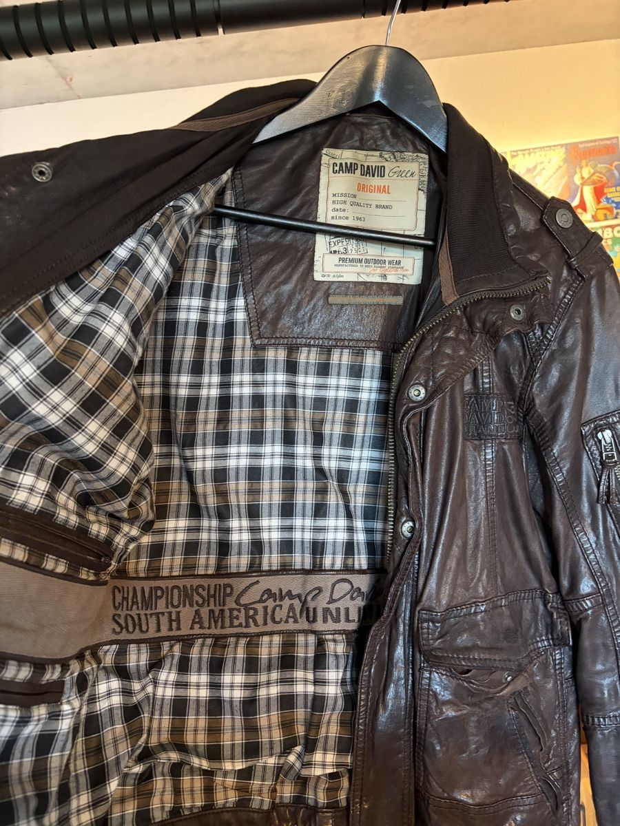 Camp David Giacche: Lederjacke Camp David Grösse M – Usato da Freidorf TG venduto da P.Saui 1