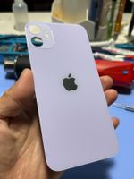 VITRE ARRIÈRE IPHONE 11 violet (AVEC LOGO)
