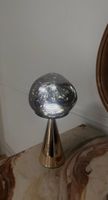 Lava Tischlampe Space Age Style Silber !