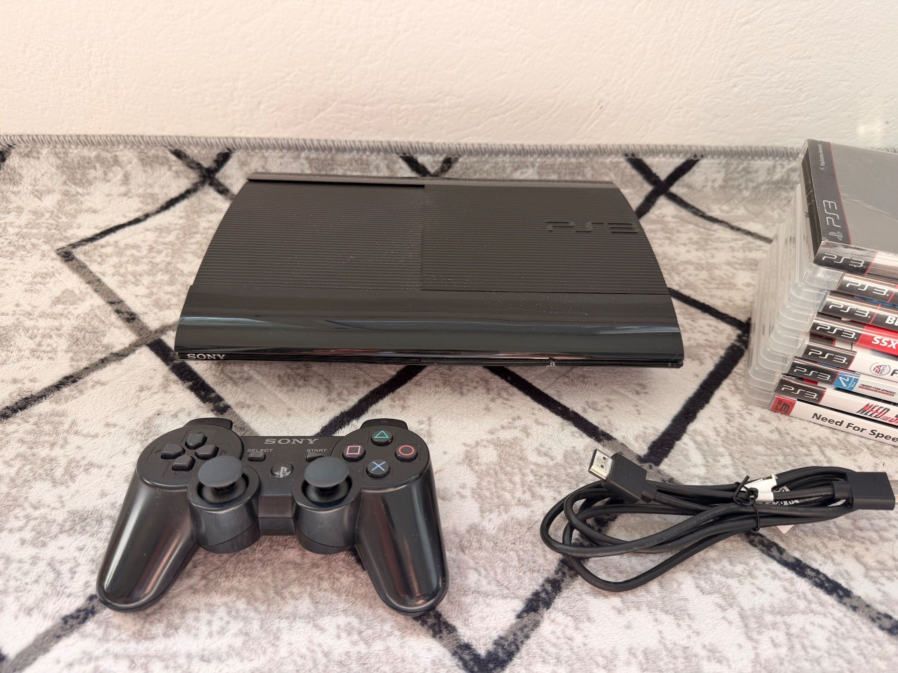 Sony Consoles: PlayStation 3 Super Slim / 500 GB / 9 Spiele & Controller – D'occasion à Frenkendorf par Le_Icemelon 1