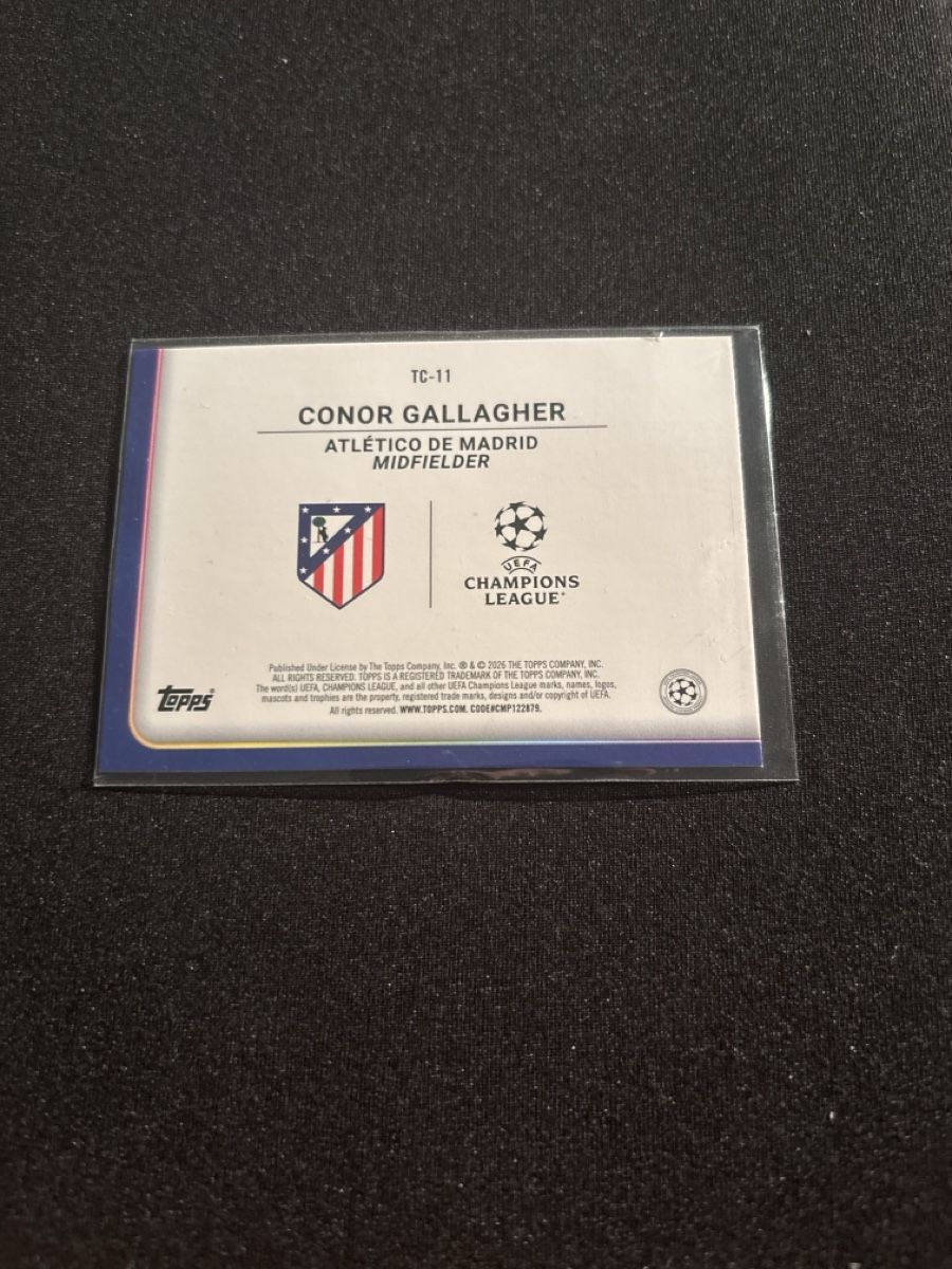 Topps Carte collezionabili: Conor Gallagher - Topps - Trophy Chasers - Atletico Madrid – Usato da Kaiseraugst venduto da Baum_12 1
