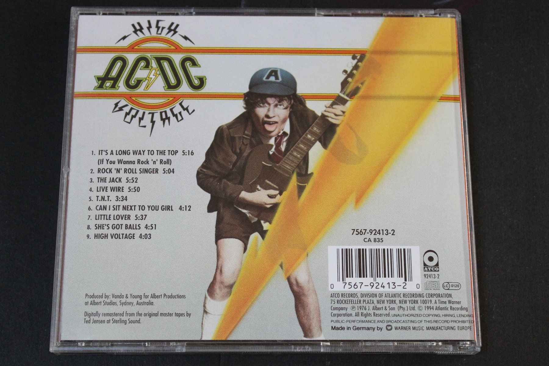 CD: AC/DC - HIGH VOLTAGE CD (Jewel-Case Version) – Usato da Tübach venduto da JamesStone 2