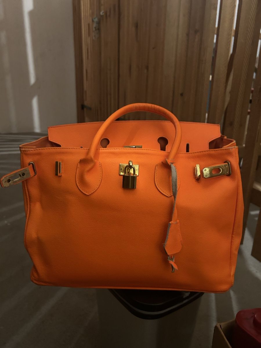 Borse: Bright Orange Designer Handbag - Perfect for Summer Accessor – Usato da Zürich venduto da sel_tvq7 2