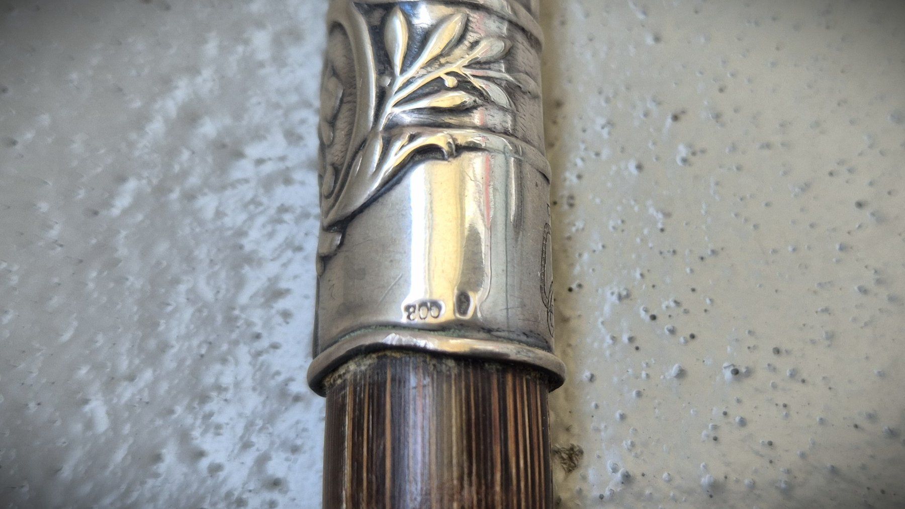 Sonstige Antiquitäten & Kunst: Spazierstock-Griff aus Silber 800 – Gebraucht aus Zürich von brinkosos 2
